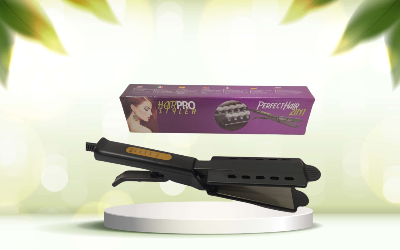 Scopri la piastra Hair Pro Style 2 in 1 per capelli lisci e asciutti in un gesto