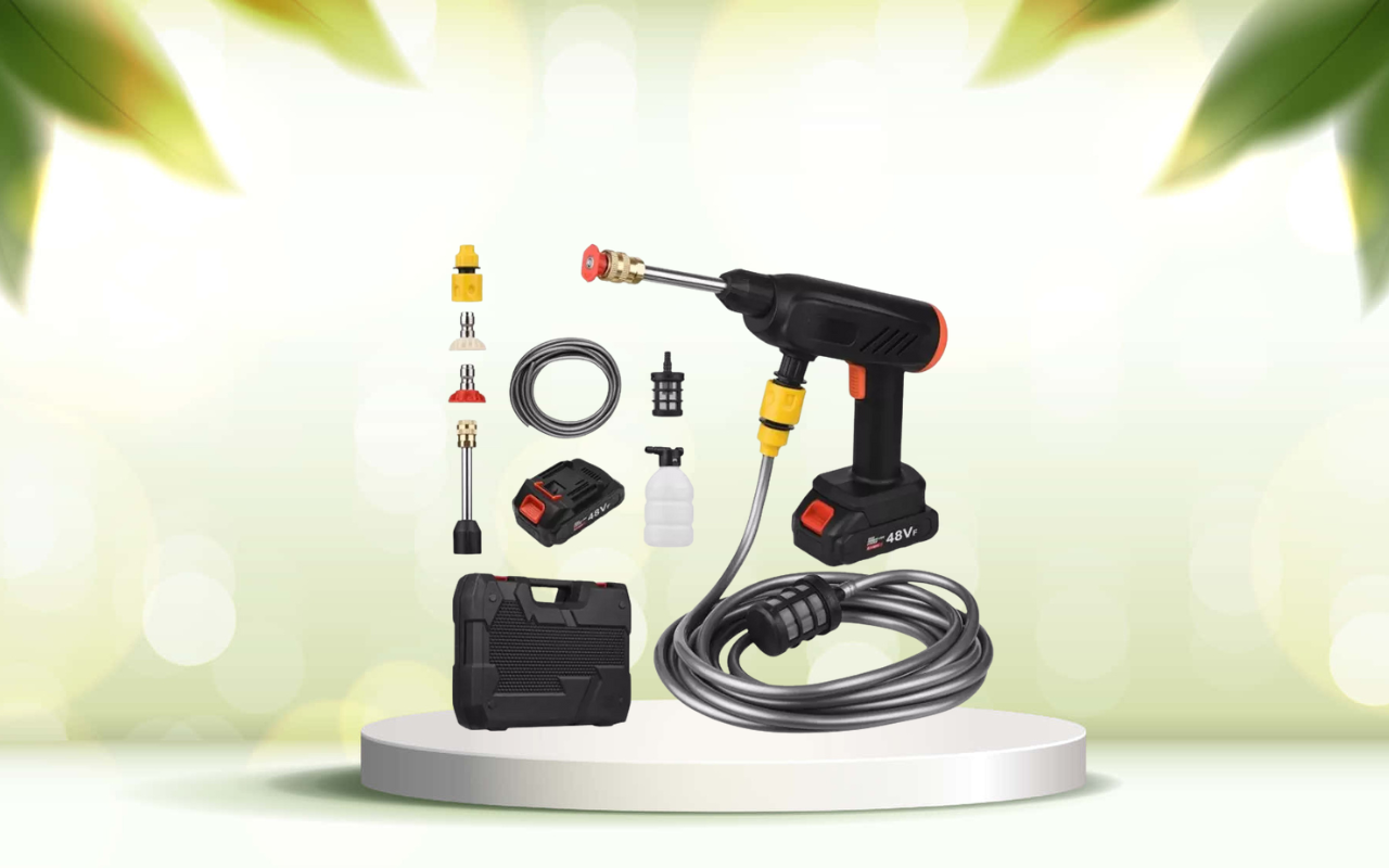 Prova la pistola idropulitrice portatile: pulizia professionale ovunque tu sia